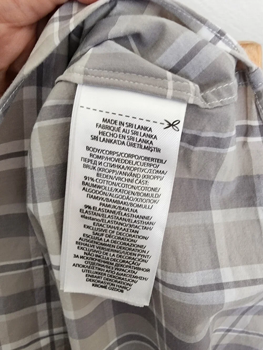 Polo Ralph Lauren Classic Fit Gray Plaid Button Down Long Sleeve XXL Shirt